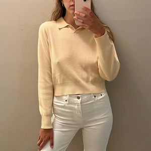 OAK+FORT yellow sweater